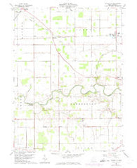 Miller City Ohio Historical topographic map, 1:24000 scale, 7.5 X 7.5 Minute, Year 1960