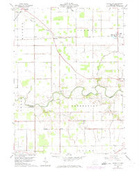 Miller City Ohio Historical topographic map, 1:24000 scale, 7.5 X 7.5 Minute, Year 1960