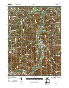 Millersburg Ohio Historical topographic map, 1:24000 scale, 7.5 X 7.5 Minute, Year 2010