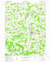 Millersburg Ohio Historical topographic map, 1:24000 scale, 7.5 X 7.5 Minute, Year 1961