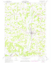 Millersburg Ohio Historical topographic map, 1:24000 scale, 7.5 X 7.5 Minute, Year 1961