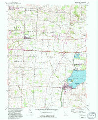 Millersport Ohio Historical topographic map, 1:24000 scale, 7.5 X 7.5 Minute, Year 1961