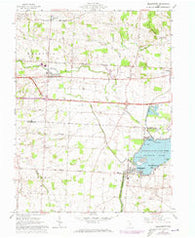 Millersport Ohio Historical topographic map, 1:24000 scale, 7.5 X 7.5 Minute, Year 1961