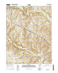 Millville Ohio Current topographic map, 1:24000 scale, 7.5 X 7.5 Minute, Year 2016