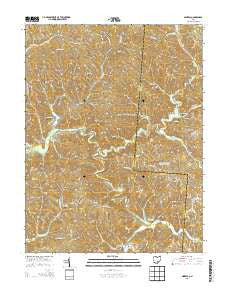 Mineral Ohio Historical topographic map, 1:24000 scale, 7.5 X 7.5 Minute, Year 2013