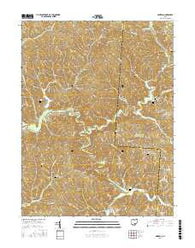 Mineral Ohio Current topographic map, 1:24000 scale, 7.5 X 7.5 Minute, Year 2016