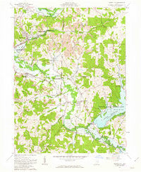 Mineral City Ohio Historical topographic map, 1:24000 scale, 7.5 X 7.5 Minute, Year 1961