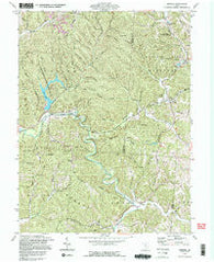 Mineral Ohio Historical topographic map, 1:24000 scale, 7.5 X 7.5 Minute, Year 1992