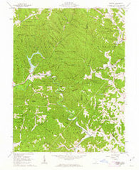 Mineral Ohio Historical topographic map, 1:24000 scale, 7.5 X 7.5 Minute, Year 1961