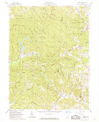 Mineral Ohio Historical topographic map, 1:24000 scale, 7.5 X 7.5 Minute, Year 1961