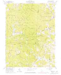 Mineral Ohio Historical topographic map, 1:24000 scale, 7.5 X 7.5 Minute, Year 1961