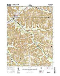 Minerva Ohio Current topographic map, 1:24000 scale, 7.5 X 7.5 Minute, Year 2016
