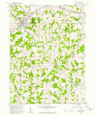 Minerva Ohio Historical topographic map, 1:24000 scale, 7.5 X 7.5 Minute, Year 1960