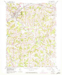 Minerva Ohio Historical topographic map, 1:24000 scale, 7.5 X 7.5 Minute, Year 1960