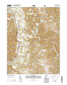 Minford Ohio Historical topographic map, 1:24000 scale, 7.5 X 7.5 Minute, Year 2013