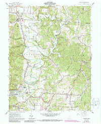 Minford Ohio Historical topographic map, 1:24000 scale, 7.5 X 7.5 Minute, Year 1961