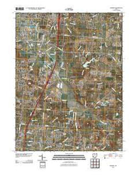 Monroe Ohio Historical topographic map, 1:24000 scale, 7.5 X 7.5 Minute, Year 2010