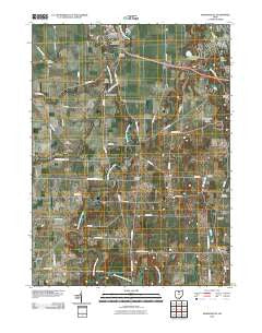 Monroeville Ohio Historical topographic map, 1:24000 scale, 7.5 X 7.5 Minute, Year 2010