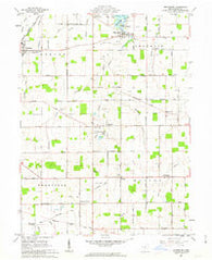 Montezuma Ohio Historical topographic map, 1:24000 scale, 7.5 X 7.5 Minute, Year 1961