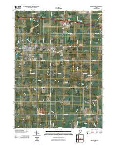 Montpelier Ohio Historical topographic map, 1:24000 scale, 7.5 X 7.5 Minute, Year 2010