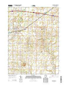 Montpelier Ohio Historical topographic map, 1:24000 scale, 7.5 X 7.5 Minute, Year 2013