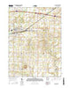 Montpelier Ohio Current topographic map, 1:24000 scale, 7.5 X 7.5 Minute, Year 2016