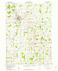 Morenci Michigan Historical topographic map, 1:24000 scale, 7.5 X 7.5 Minute, Year 1960