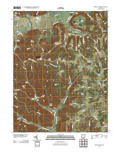 Morgantown Ohio Historical topographic map, 1:24000 scale, 7.5 X 7.5 Minute, Year 2010