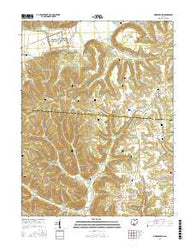 Morgantown Ohio Current topographic map, 1:24000 scale, 7.5 X 7.5 Minute, Year 2016