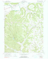 Morgantown Ohio Historical topographic map, 1:24000 scale, 7.5 X 7.5 Minute, Year 1961