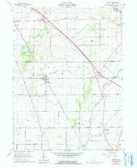 Morral Ohio Historical topographic map, 1:24000 scale, 7.5 X 7.5 Minute, Year 1960
