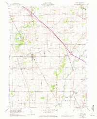 Morral Ohio Historical topographic map, 1:24000 scale, 7.5 X 7.5 Minute, Year 1960