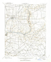 Morrow Ohio Historical topographic map, 1:62500 scale, 15 X 15 Minute, Year 1914