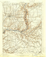 Morrow Ohio Historical topographic map, 1:62500 scale, 15 X 15 Minute, Year 1916
