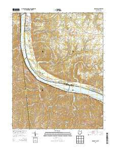 Moscow Ohio Historical topographic map, 1:24000 scale, 7.5 X 7.5 Minute, Year 2013