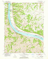 Moscow Ohio Historical topographic map, 1:24000 scale, 7.5 X 7.5 Minute, Year 1953