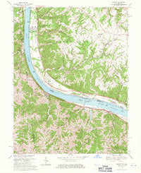 Moscow Ohio Historical topographic map, 1:24000 scale, 7.5 X 7.5 Minute, Year 1968