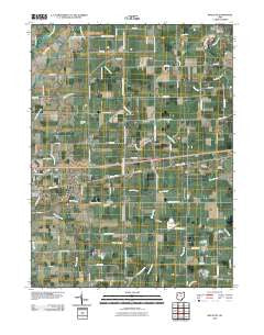 Moulton Ohio Historical topographic map, 1:24000 scale, 7.5 X 7.5 Minute, Year 2010