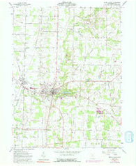 Mount Gilead Ohio Historical topographic map, 1:24000 scale, 7.5 X 7.5 Minute, Year 1961