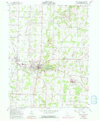 Mount Gilead Ohio Historical topographic map, 1:24000 scale, 7.5 X 7.5 Minute, Year 1961