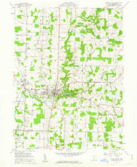 Mount Gilead Ohio Historical topographic map, 1:24000 scale, 7.5 X 7.5 Minute, Year 1961