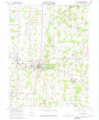 Mount Gilead Ohio Historical topographic map, 1:24000 scale, 7.5 X 7.5 Minute, Year 1961