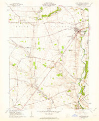 Mount Sterling Ohio Historical topographic map, 1:24000 scale, 7.5 X 7.5 Minute, Year 1961
