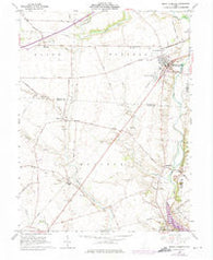 Mount Sterling Ohio Historical topographic map, 1:24000 scale, 7.5 X 7.5 Minute, Year 1961