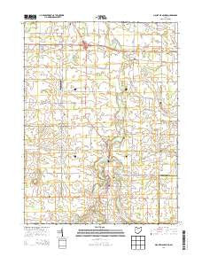Mount Blanchard Ohio Historical topographic map, 1:24000 scale, 7.5 X 7.5 Minute, Year 2013