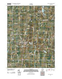 Mount Gilead Ohio Historical topographic map, 1:24000 scale, 7.5 X 7.5 Minute, Year 2010