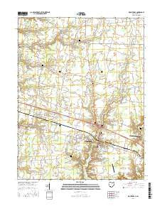 Mount Orab Ohio Current topographic map, 1:24000 scale, 7.5 X 7.5 Minute, Year 2016