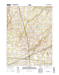 Mount Victory Ohio Historical topographic map, 1:24000 scale, 7.5 X 7.5 Minute, Year 2013