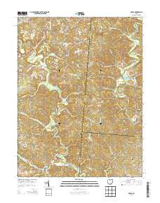 Mulga Ohio Historical topographic map, 1:24000 scale, 7.5 X 7.5 Minute, Year 2013