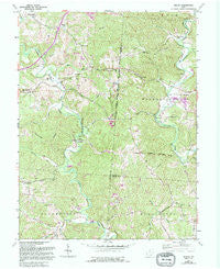 Mulga Ohio Historical topographic map, 1:24000 scale, 7.5 X 7.5 Minute, Year 1961